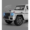 1/24 Benz G63 SUV Model auta ze slitiny Diecast & Hračka Kovové terénní vozidlo Model auta Simulace Zvuk Světlo Sběratelská hračka Dárek