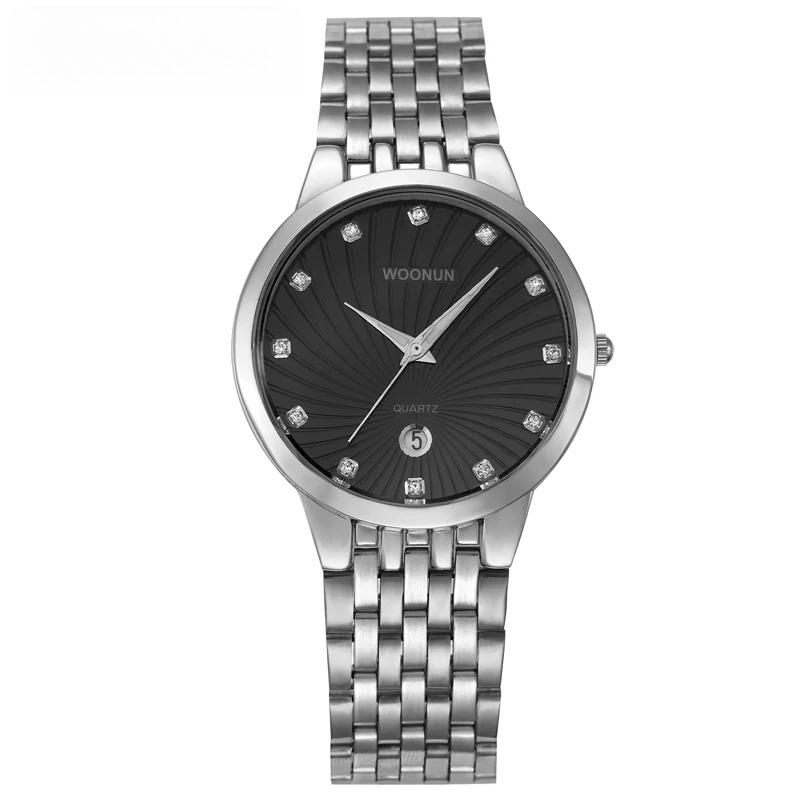 Mens Watches Top Brand Luxury Quartz Diamond Watches For Men Gold Watch Men Stainless Steel Ultra Thin Relogio Masculino