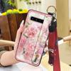 Silicone Chinese style Phone Case For Samsung Galaxy S10 5G/SM-G977N Waterproof Back Cover Lanyard Soft case Durable