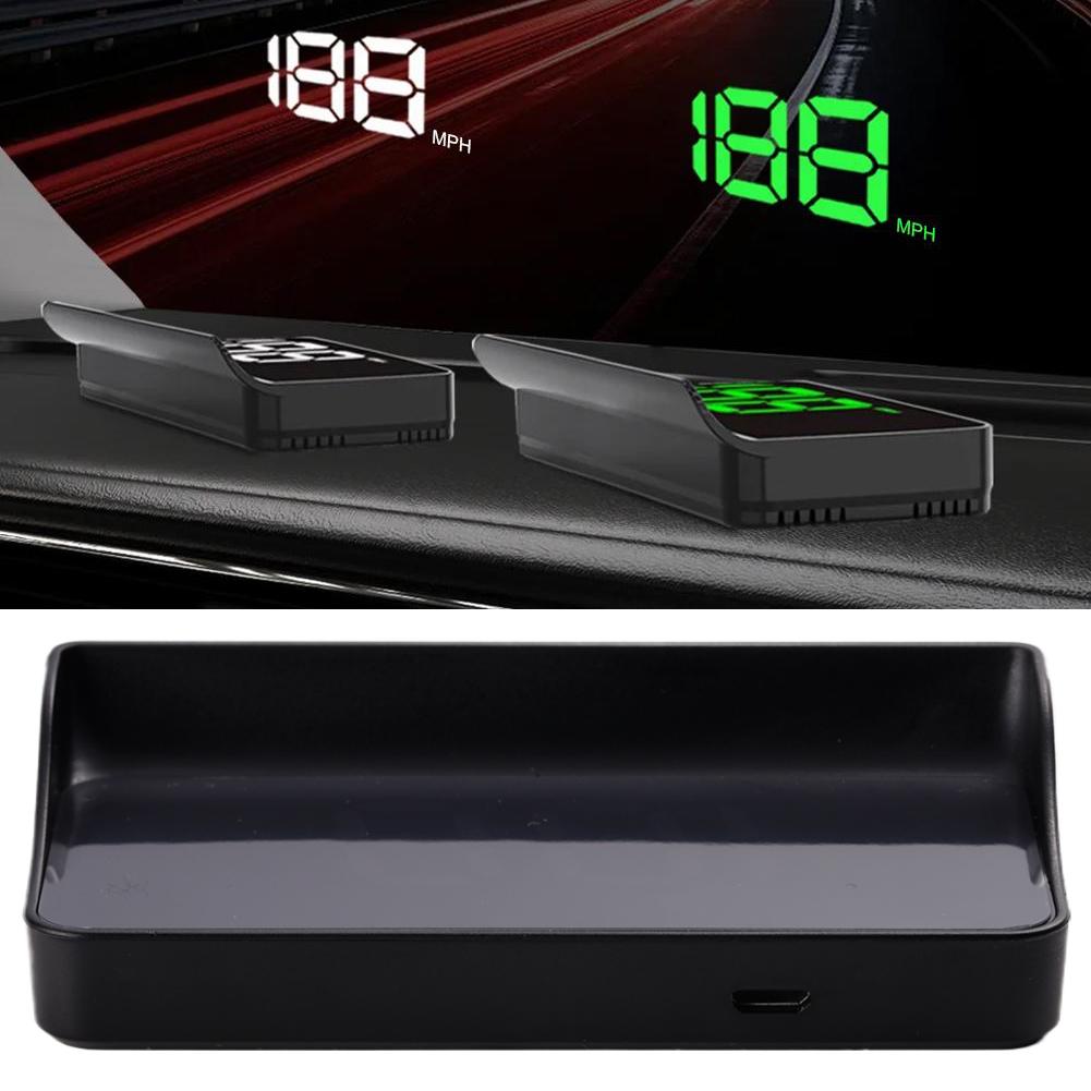 Heads Up Display For Car Windshield Speedometer Projector Digital HUD Speedometer USB Cable Plug And Play Large Font Display