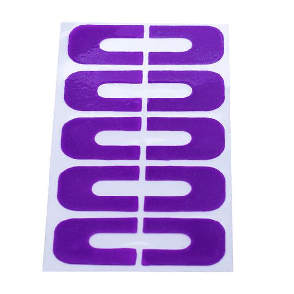 

Нейл-арт наклейки от перелива U-образной формы, защищающие от перелива лака для ногтей, U-образные наклейки для ногтей, наклейки от перелива 1PCS фиолетовый