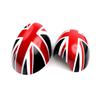 For Mini Cooper One S JCW F54 F55 F56 F57 F60 Before July  The Black Flag Car Outside Rear View Mirror Covers Stickers