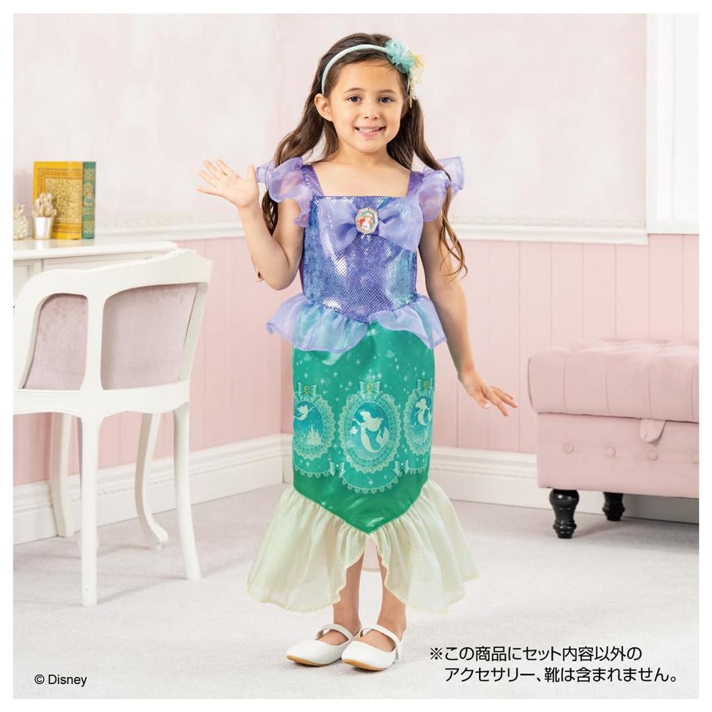 Domestic Takara Tomy Disney Princess Sparkling Fantasy Dress Ariel [Official Product]