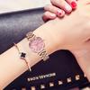 Swiss English-Chinese Women's Watch: Fashionable Butterfly Buckle, Luminous, Waterproof, Stainless Steel Band, Calendar Feature.