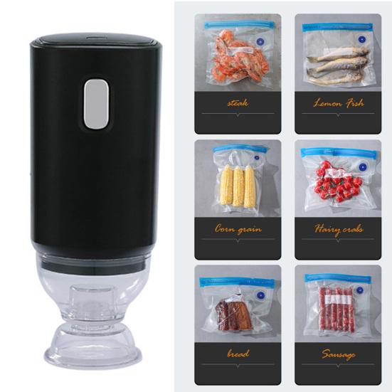 Rechargeable Battery Vacuum Sealer One-Click Operation Powerful Suction Force Handheld Vacuum Machine