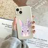 Adorned Pink Bunny Art Phone Case For Xiaomi Redmi Note 14 13 12 11 10 9 8 7 Pro Plus Protective TPU Soft Cover