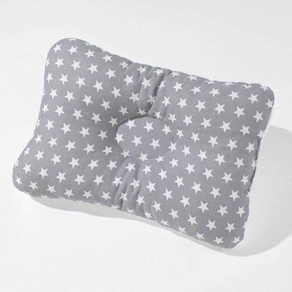 Crib Baby Newborn Pillows Premium Soft Infant Prevent Flat Head Shaping Dimple