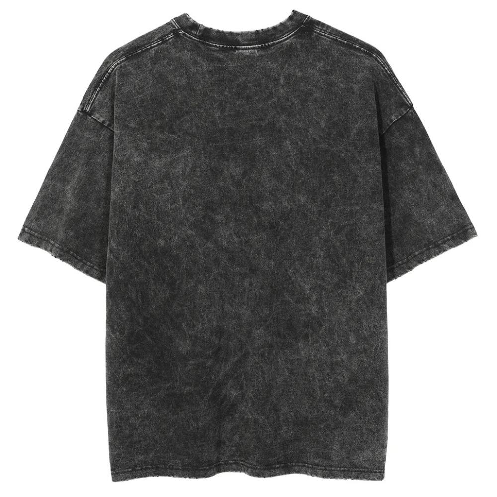 Washed Vintage Yungblud Skeleton Graphics T-Shirt Men Women Alternative Rock Oversized T Shirt Short Daily Wear Cool Top