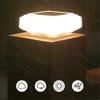 Solar Powered Solar Post Light Waterproof Fence Deck Column Lamp LED Pillar Cap Lights  Courtyard