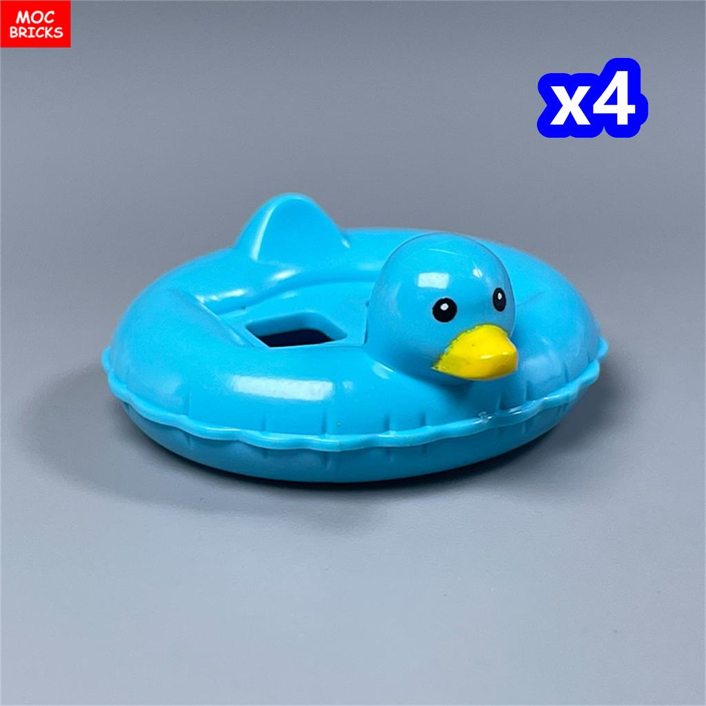 MOC Blocks Animal Duck Swan River Lake Farm Scene View Accessories DO IT YOURSELF Construction Bricks Playthings ideal for Kids Gifts