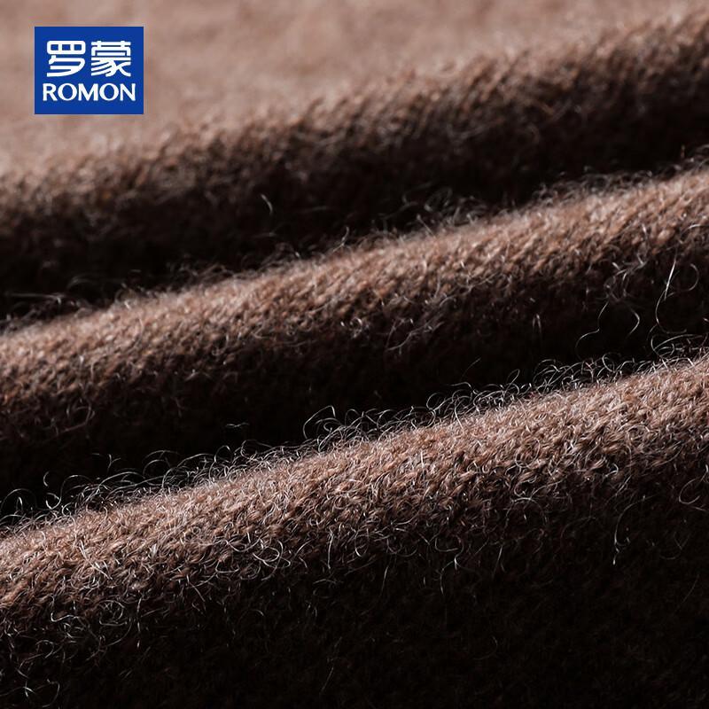 ROMON Men's 100% Cashmere V-Neck Cardigan Sweater