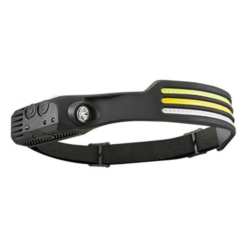 Rechargeable LED Induction Headlamp: Strong COB Light for Night Fishing and Outdoor Use