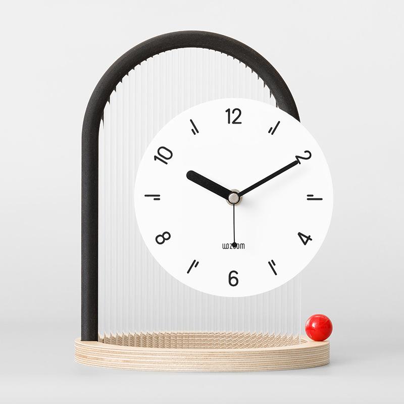 Creative Arch Personality Desk Clock Nordic Simplicity Silent Table Clock Simple Dormitory Bedroom Home Decor Storni Effettuati