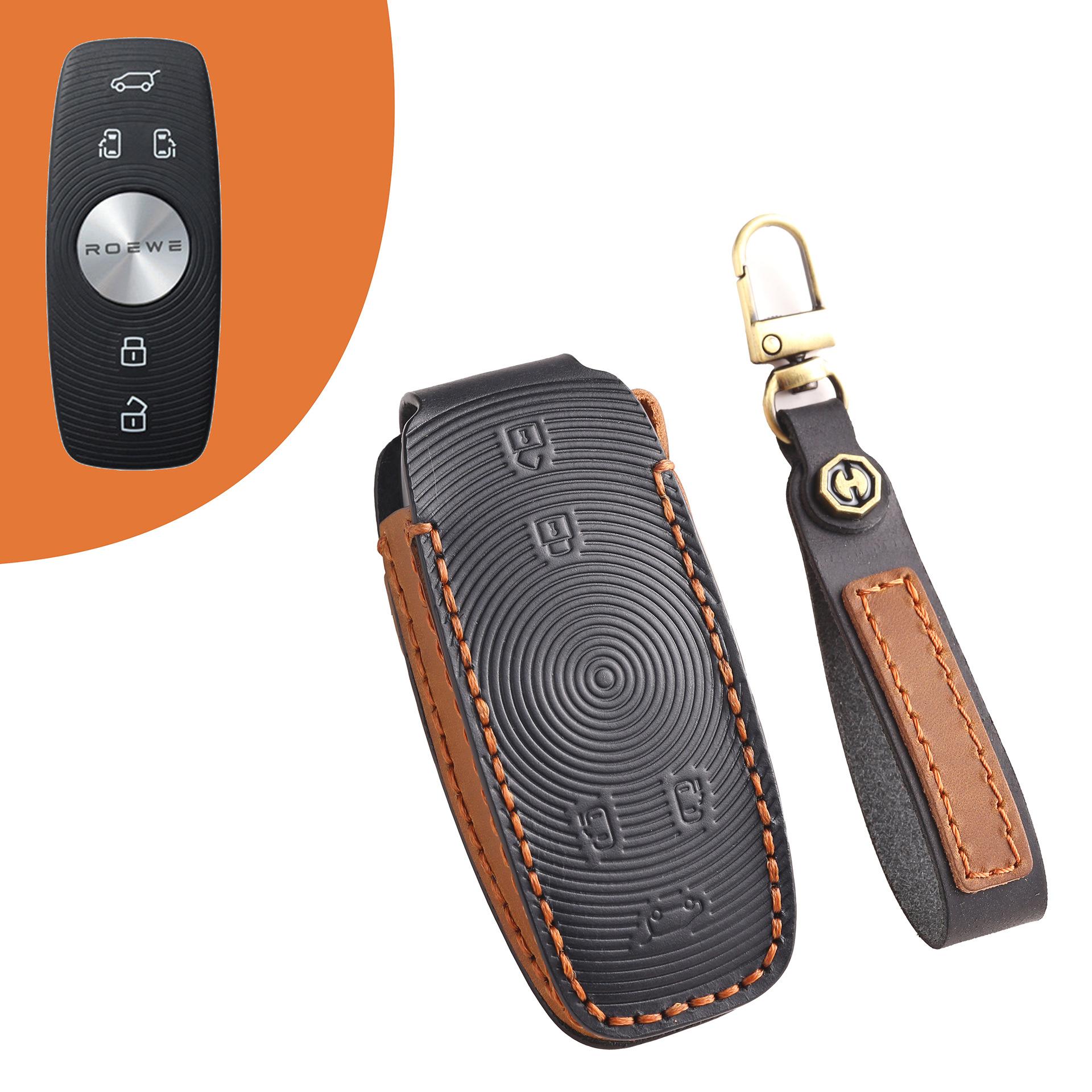 

Подходит для 2022 Roewe imax8 чехол для ключа MPV бизнес-автомобиль чехол для ключа 21 imxa8 высококлассный чехол с застежкой чёрный