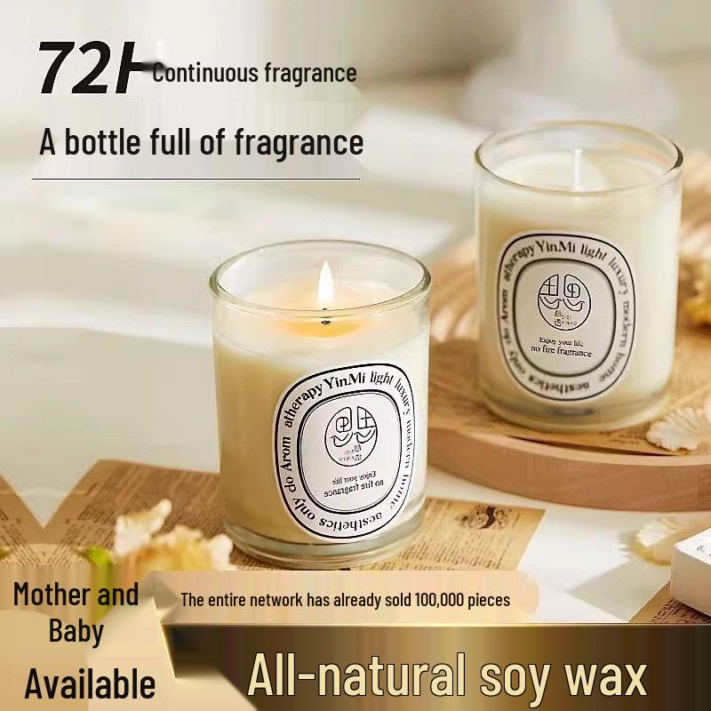 Aroma Candle & Incense: Calming, Long-Lasting Bedroom Fragrance Gift Box for Sleep & Relaxation