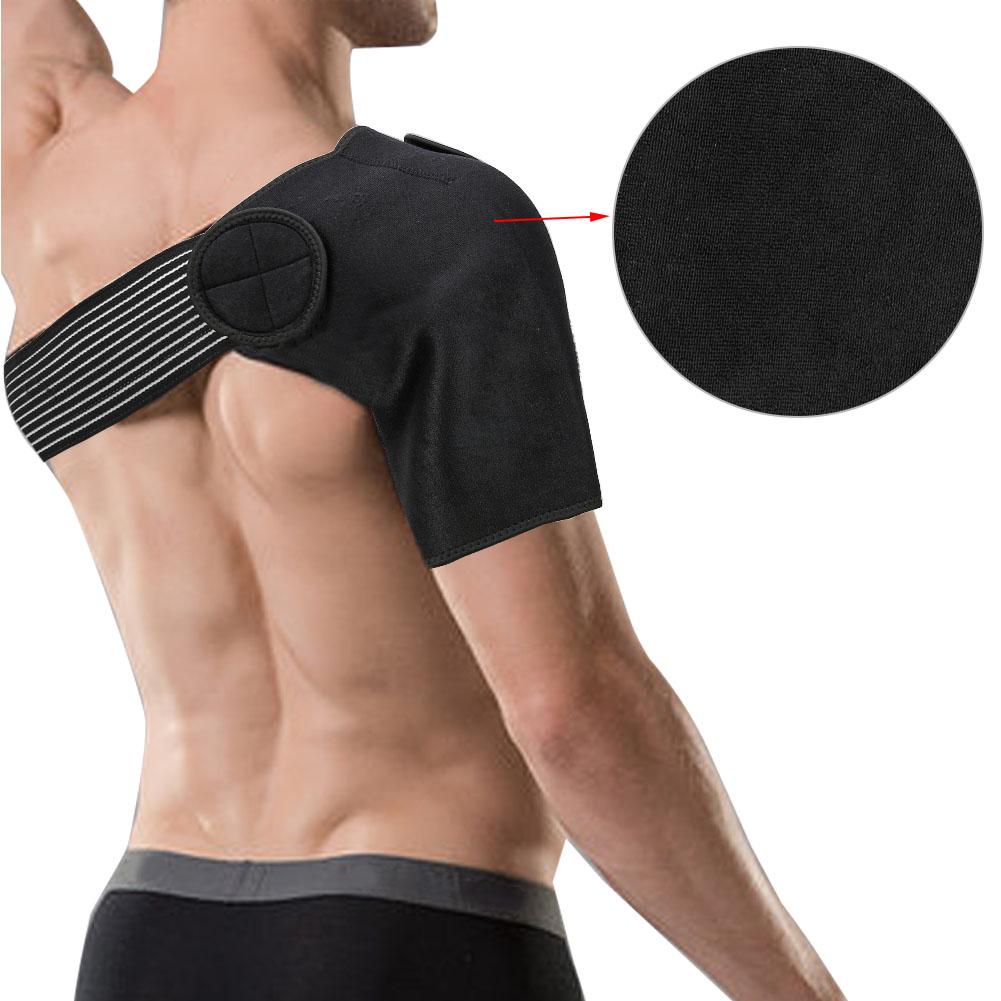 Breathable Gym Sports Care Single Shoulder Support Back Neoprene Brace Guard Strap