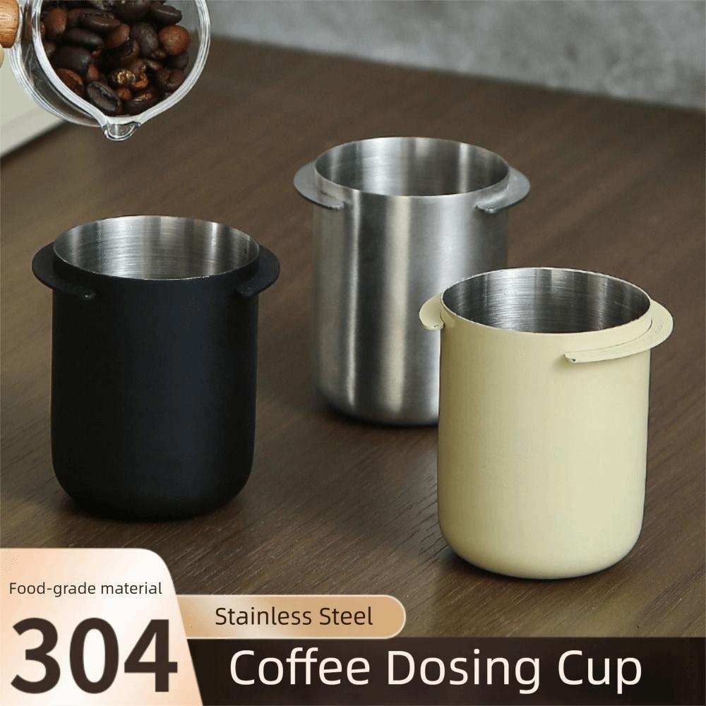 Wear Resistant Coffee Dosing Cup 58mm Portafilter Sniffing Mug Rust-proof Powder Feeder  Homeware