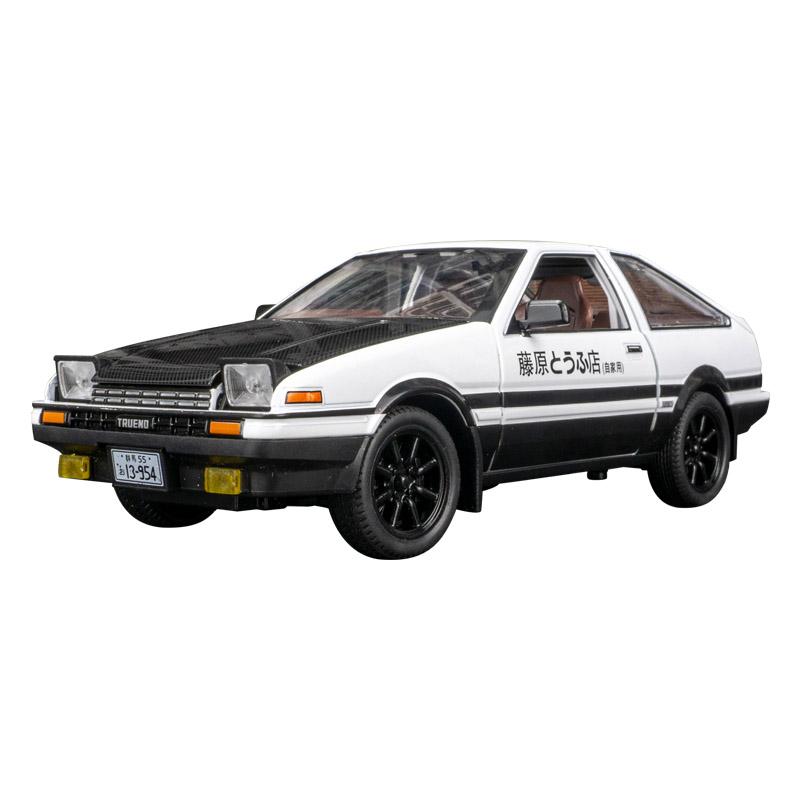 

1:24 Toyota AE86 large alloy car model doors and hood trunk can be opened has simulated sound and lighting functions чорний