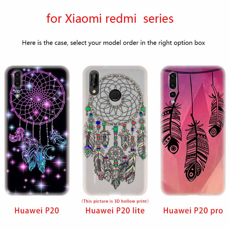 Dream Catcher Mandala Chakra TPU Soft Phone Case For Huawei P50 P40 P30 P20 Pro Lite P30lite P50lite P Samrt Z 2020 2019 Cover