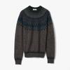 Monostereo Jacquard Crewneck Sweater Gray Rcf2m50002a13