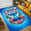 Personalized Name Island Paradise Living Room Non-Slip Area Rug Soft Carpet for Bedroom Kids Playroom Sofa Office Home Decor Doormat