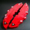 2PCS 3D Red Car Universal Disc Brake Caliper Covers Left & Right Accessories Kit