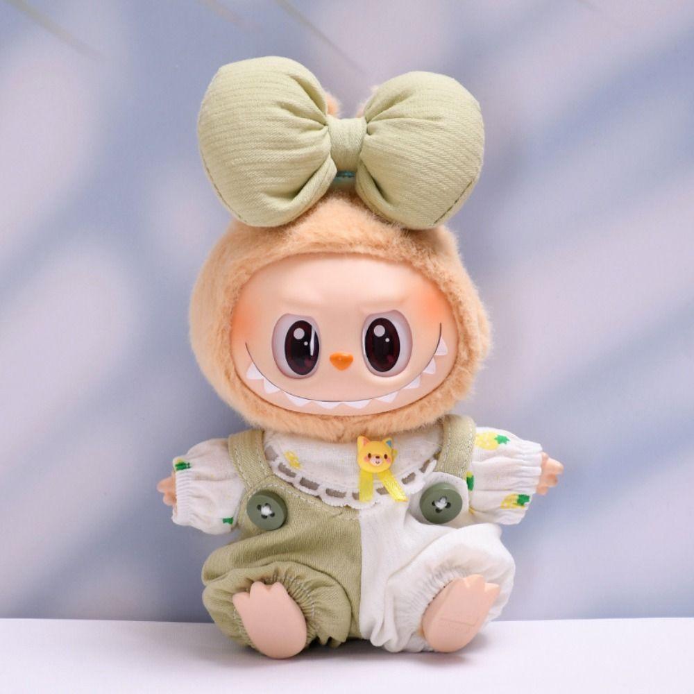 Sweetheart Style Labubu Doll's Clothes Camera 17cm Plush Dolls Clothes Children Gift