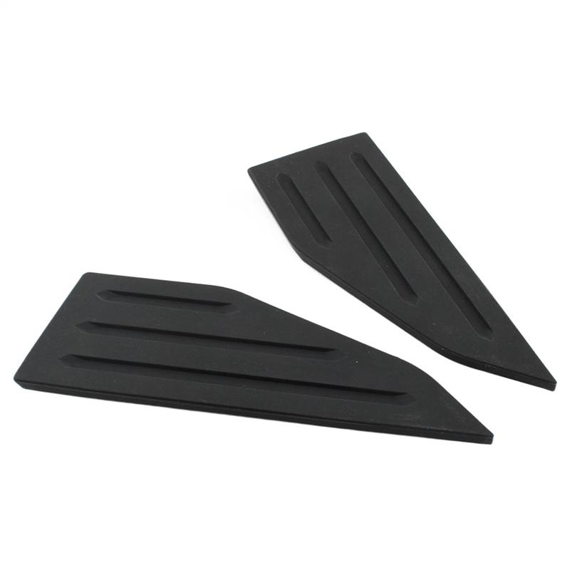 2pcs Motorcycle Rear Passenger Foot Pedals Rubber Pad For HONDA GL1800 2018-2024 Motorcycle Rear Wide Foot Rest Floorboards
