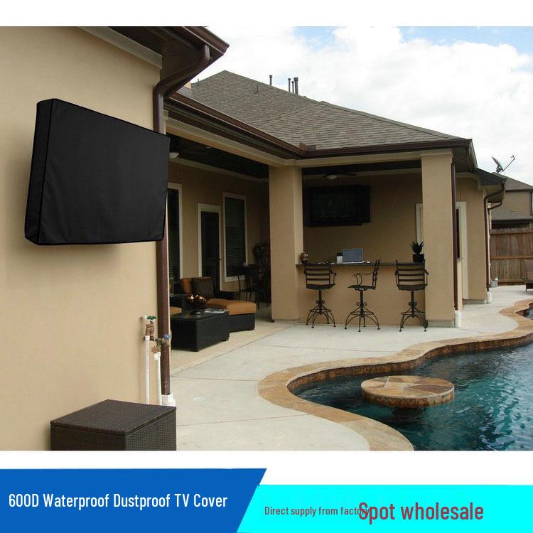 Universal Waterproof Outdoor TV Dust Cover - Polyester