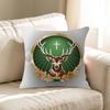 JJagermeister Logo Maple Design Cushion Cover Happy Autumn Harvest Decor Holiday Decorati Pillow Cover
