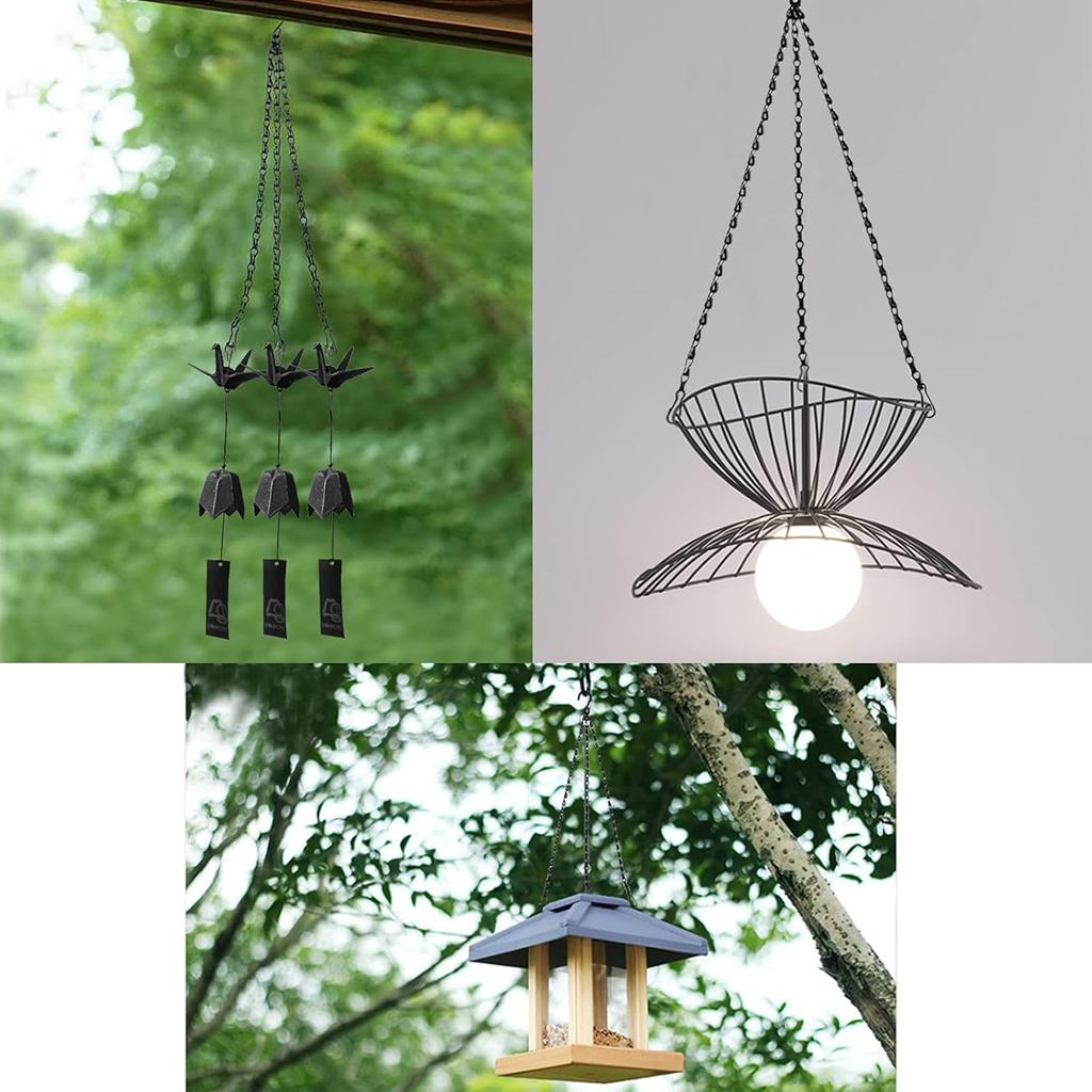 Hanging Basket Chain Flower Pot Hanging Chain Replacement Plant Hangers Flower Pot Bird Feeders Hanging Basket Chain Hang Hooks