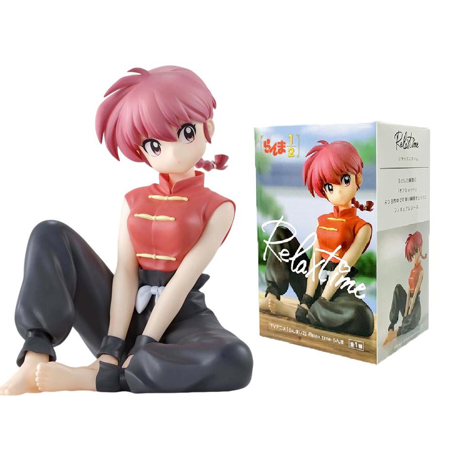 In Stock Original BANDAINAMCO BANPRESTO Ranma 1/2 Relax Time Shampoo Tendou Akane Ranma PVC Figure Model Collector Figurine Toy