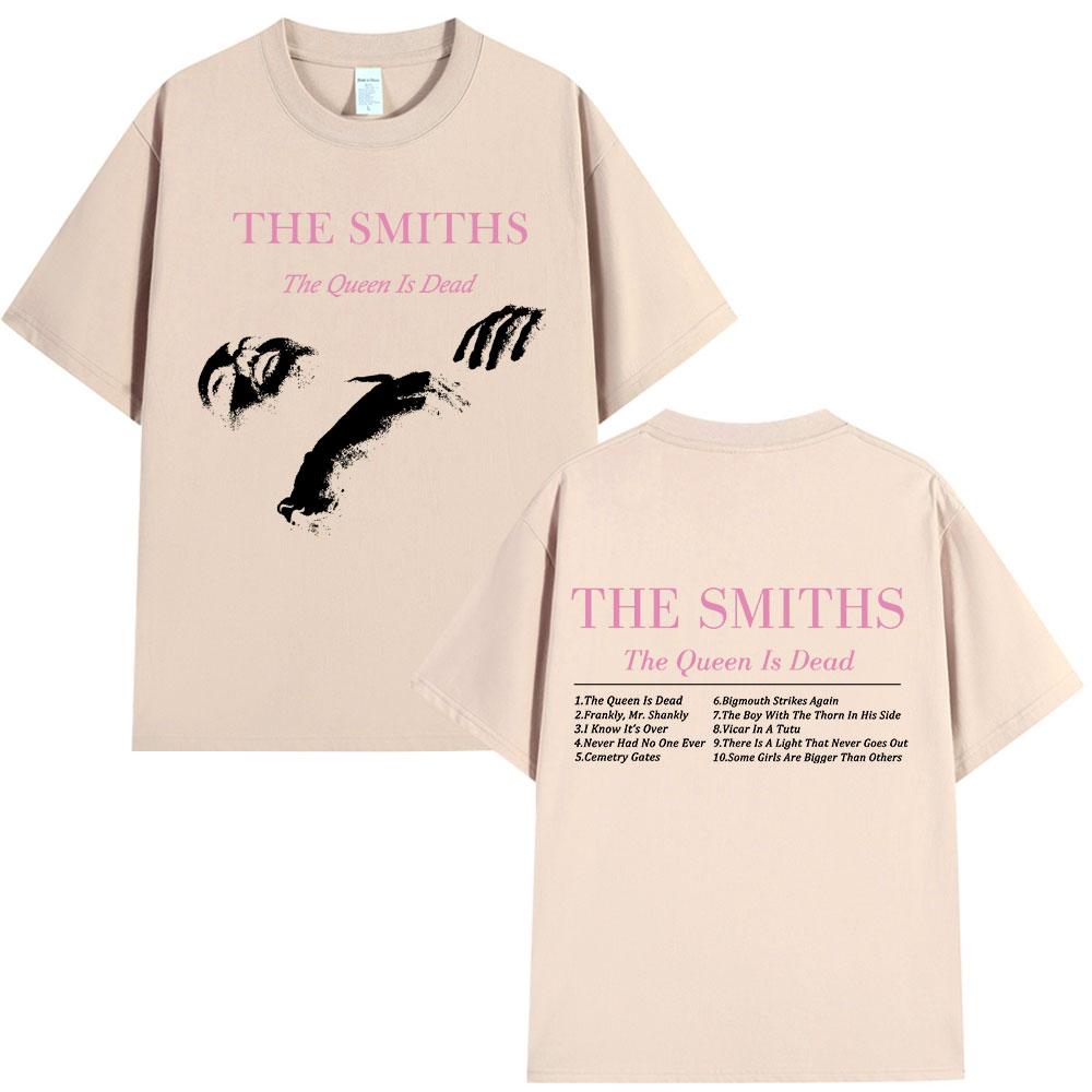 The Smiths The Queen Is Dead T Shirt 1980s Indie Morrissey Oversized Tshirt Vintage Punk Rock Band Tshirts Streetwear Unisex