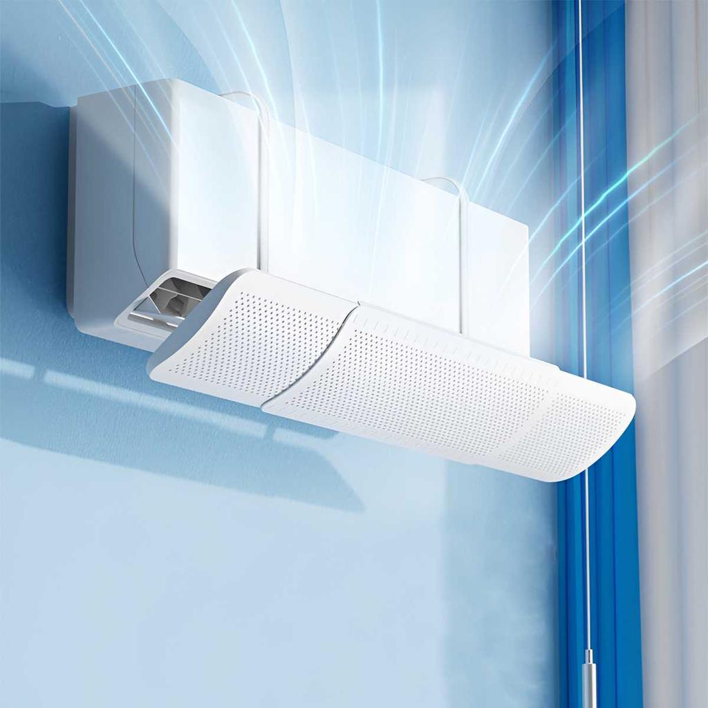 Anti-Direct Blowing Air Conditioning Wind Deflector Wall-Mounted Outlet Baffle Hanging Conditioning Guide Cover