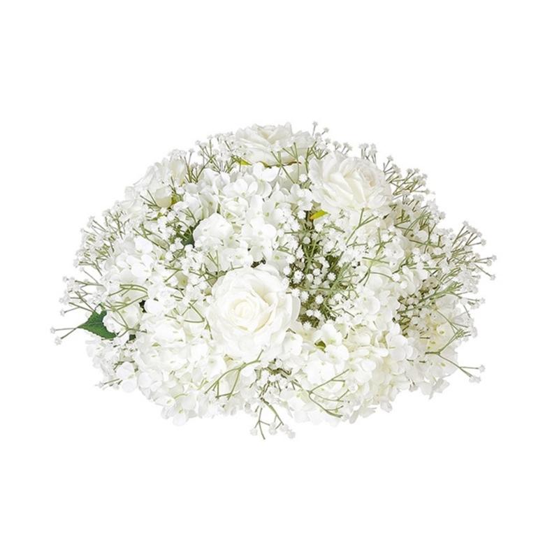 Wedding Flower Bouquets for Centerpieces, Artificial Flower Artificial Gypsophila Arrangement for Wedding Decoration 1