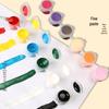 12-Color 3ml Acrylic Paint Set for Kids' DIY Art Projects and Graffiti