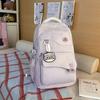 Schoolbag1011 new student schoolbag junior high school high school campus student backpack cute cartoon large capacity load reduction backpack