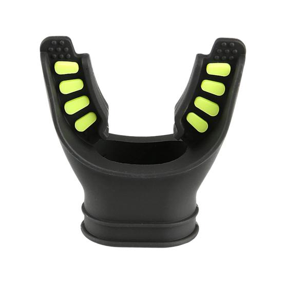 U-shaped Mouthpiece Easy Access Design Universal Caliber Snorkelling Mouthpiece with Cable Ties Snorkel Regulator