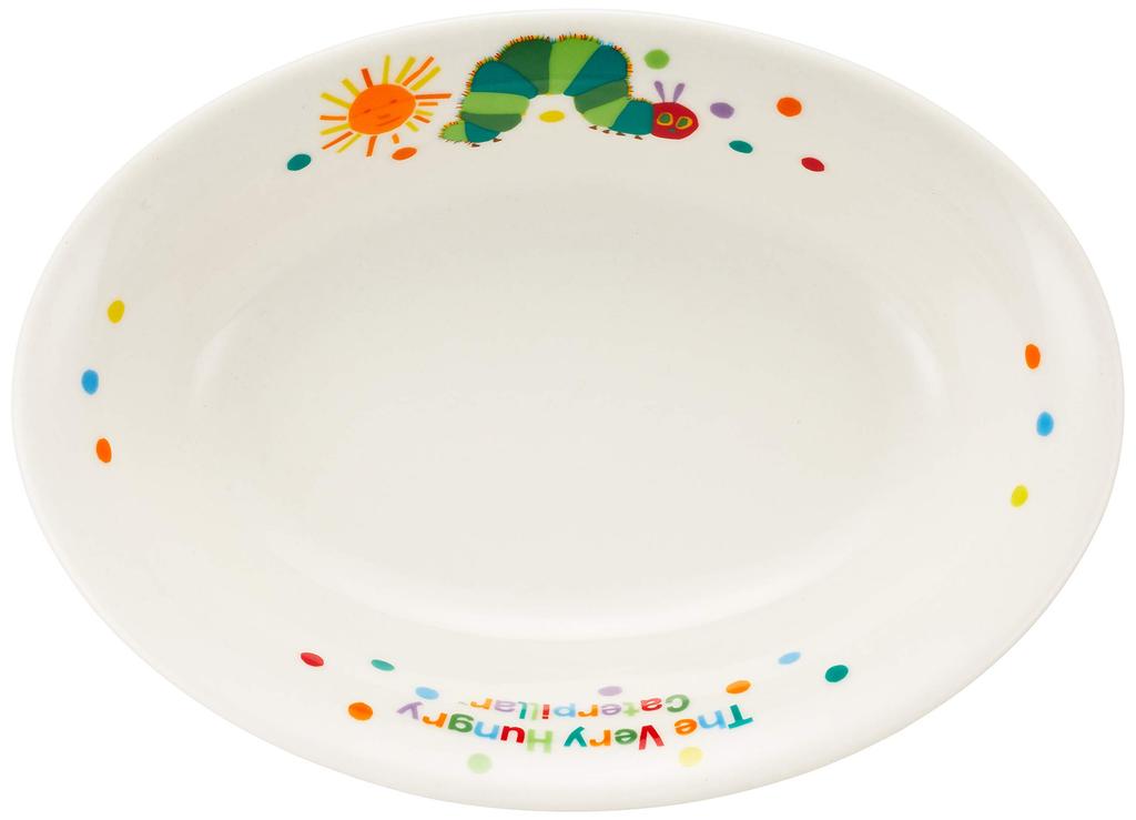 Ippinsha Curry Plate 18cm Tableware Made In Japan Microwave Dishwasher Safe White Sugar Land The Very Hungry Caterpillar 807114 Children's