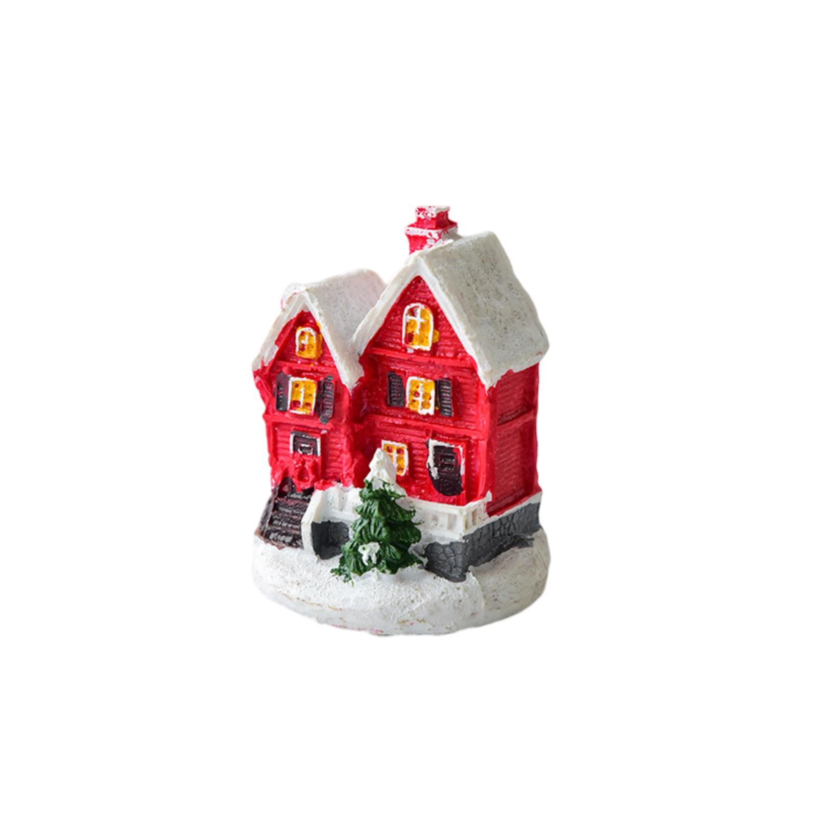 

Рождественские украшения Рождественская елка из смолы Домик-иглу Настольные безделушки Рождественские подарки One Size