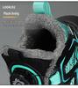 2025 Autumn/Winter Boys' Leather Sports Shoes with Velvet, Kids' Running and Basketball Sneakers
