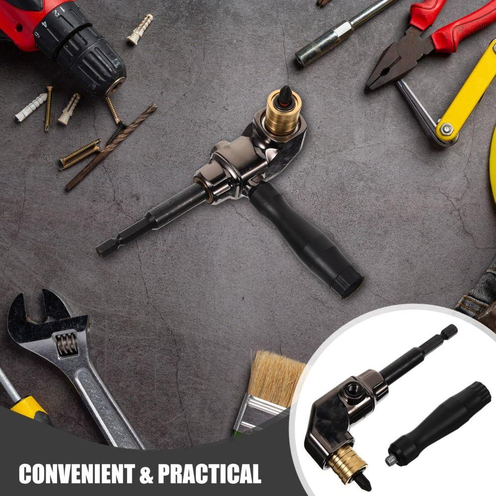 90 Degree Rotation Electric Drill Corner Device Electric Drill Driver  Electric Drill