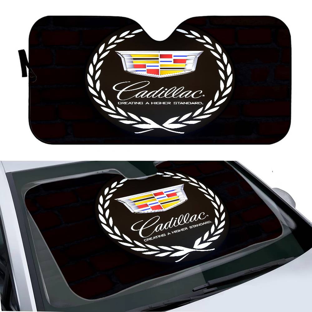 ctwzlm1 C-Cadillac Car Car Sun Shade Front Window Sunshade For Most Sedans SUV Blocks Max Uv Rays Keep Your Vehicle Cool
