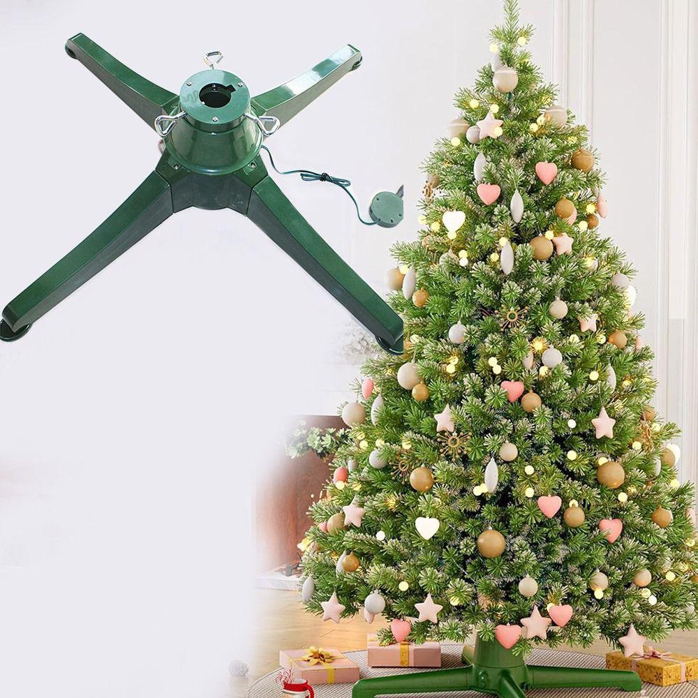 Rotating Christmas Tree Holder Stable Tree Base Stand  for Xmas Tree Artificial Tree