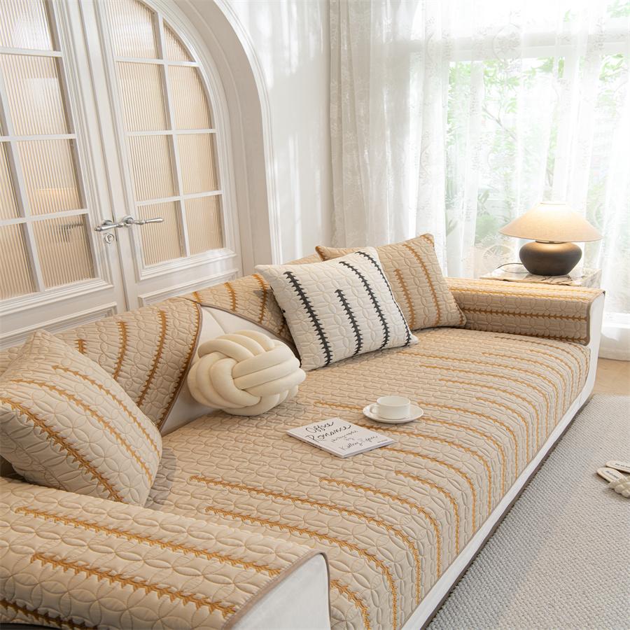 

Подушка для дивана Four Seasons, универсальный нескользящий чехол для подушки, простой тканевый чехол Advanced Sense, однотонный чехол для дивана, полотенце на спинку 90x70cm