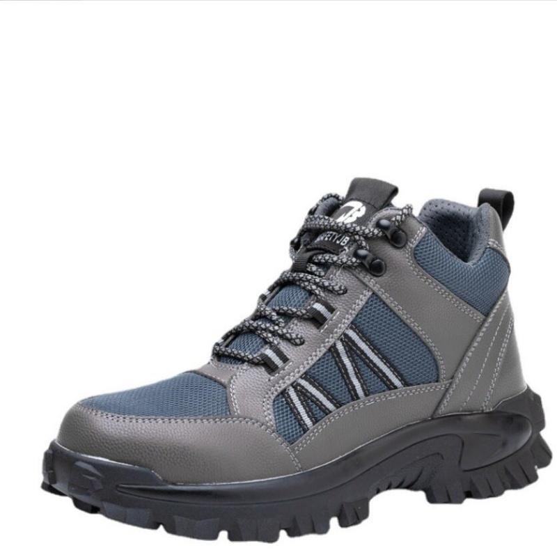 Spring/Autumn New 2024 Fashion Labor Boots For Men Waterproof Steel Toe Cap Safety Work Shoes Sneakers Male Footwear