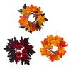 Halloween Candle Ring Wreath Small Autumn Wreath Fall Candle Rings Wreath for Halloween Tabletop Centerpieces Wedding Decor