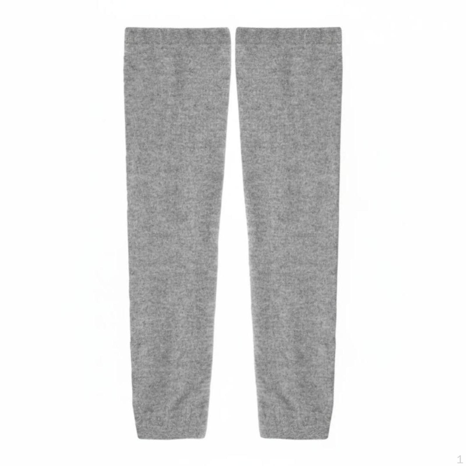 Cashmere Leg Warmers, Over Knee Socks, Winter, Support, Black