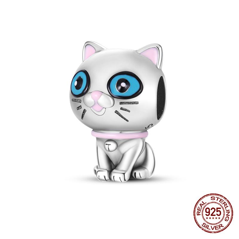 Originale Eulenperlen, 100 % Kupfer, Glückskatzen-Elefanten-Anhänger, passend für Originalarmbänder, DIY-Schmuckherstellung, Geschenk für Frauen