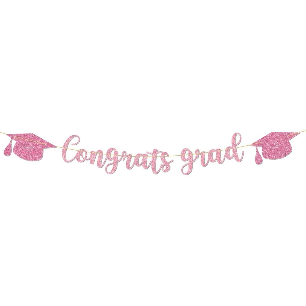 Graduation Party Decorations - 9 Ft Pre-Strung We Are So Proud of You Banner, Graduation Party Decorations & Decor for Elementary, 5th Grade, 8th